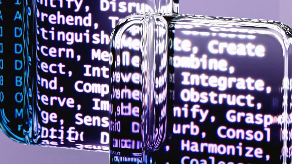 Visualisierung von Code und Begriffen – Branchenseite Software & IT von PFIF.