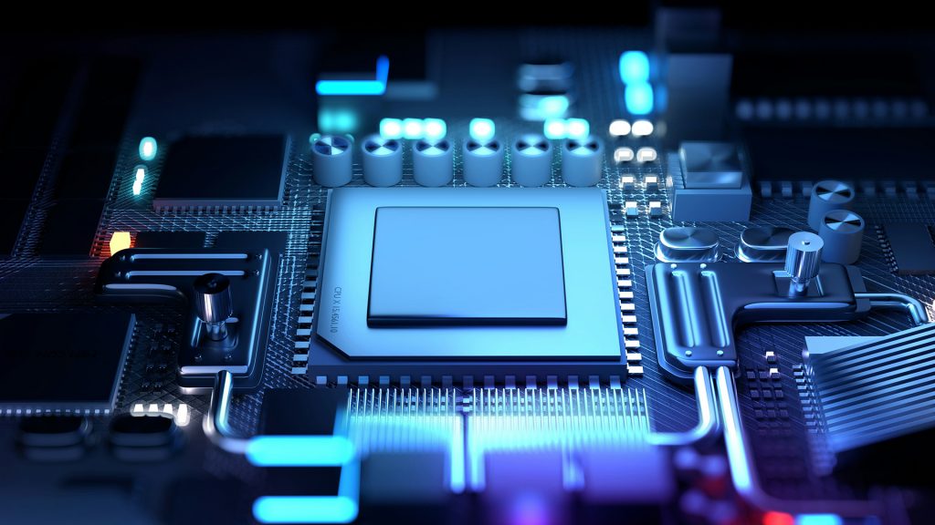 Moderne Mikrochips und Leiterplattentechnologie – Branchenseite Elektronik & Elektrotechnik von PFIF